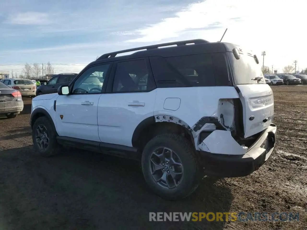 2 fotografías del automóvil dañado 3FMCR9D95NRE23787 FORD BRONCO 2022
