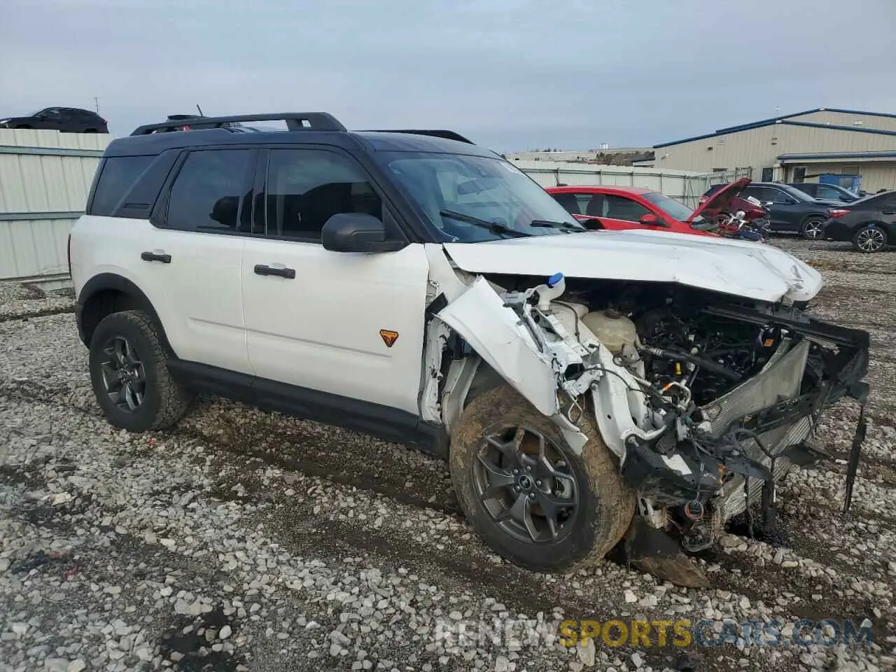 4 fotografías del automóvil dañado 3FMCR9D97NRE22074 FORD BRONCO 2022