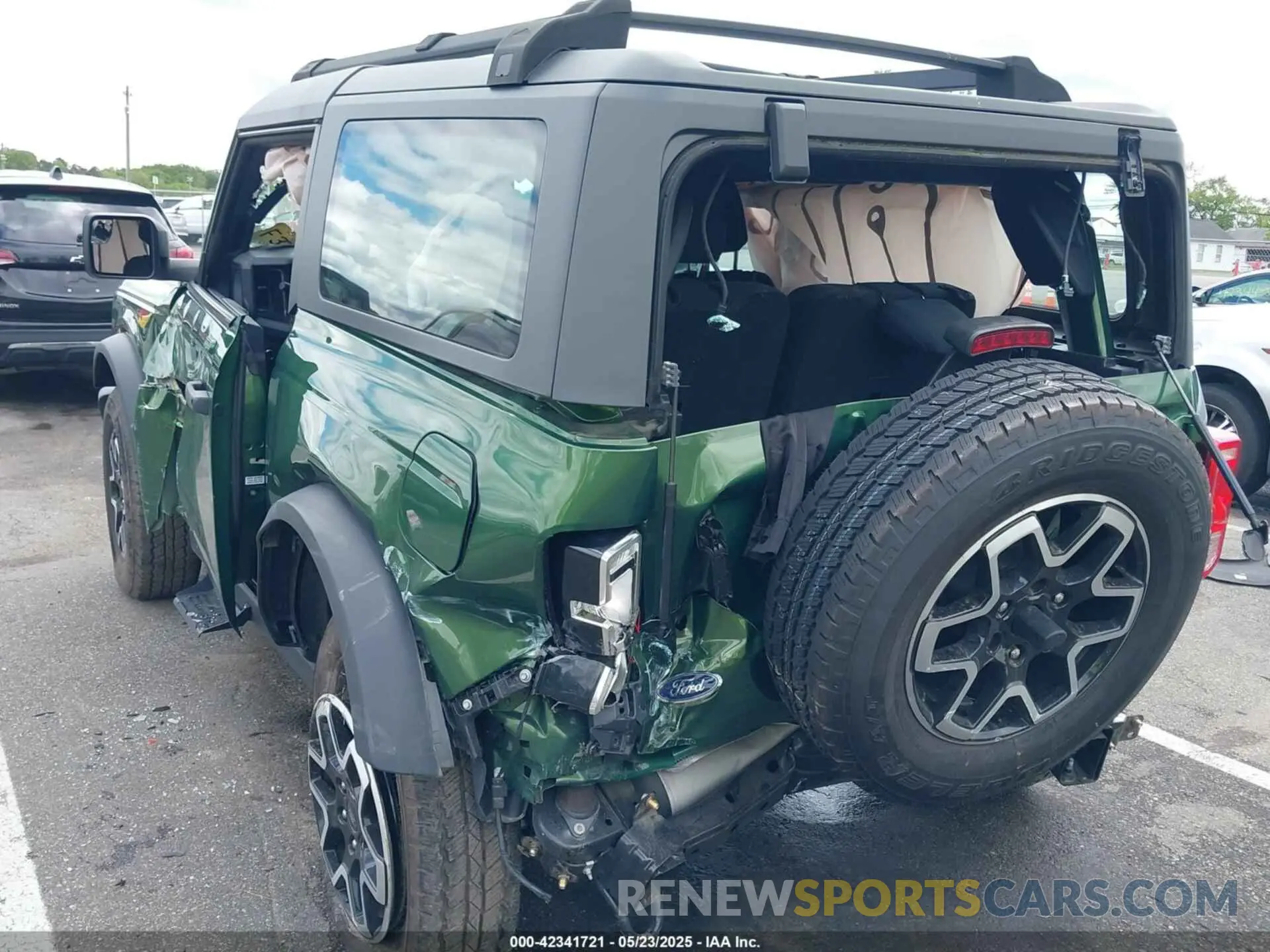 3 fotografías del automóvil dañado 1FMDE5AH8PLB24462 FORD BRONCO 2023
