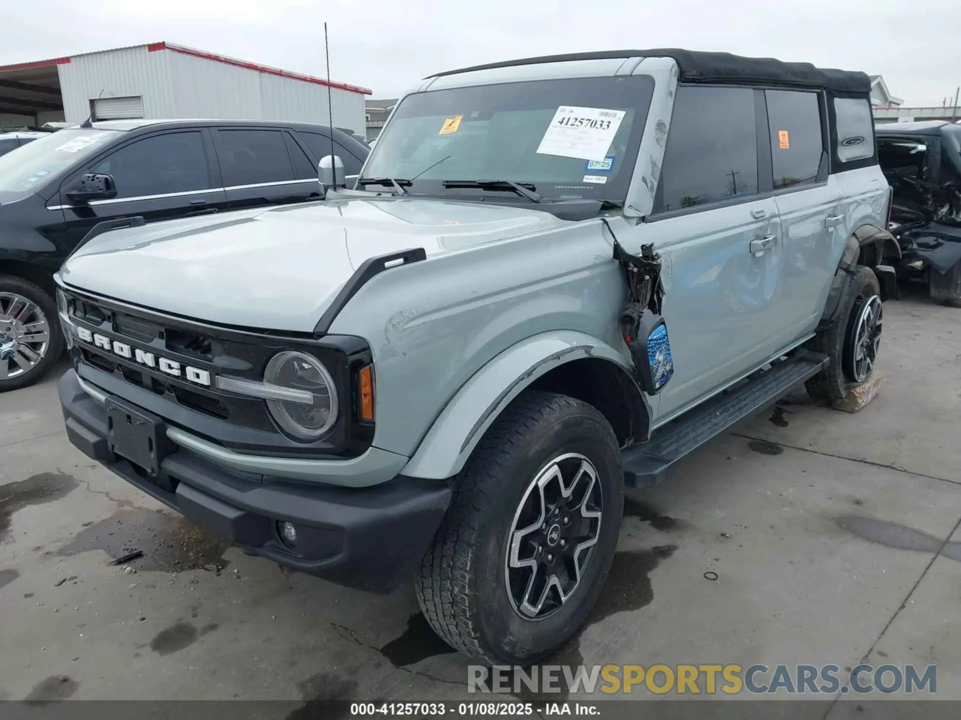 6 fotografías del automóvil dañado 1FMDE5BH1PLB06304 FORD BRONCO 2023