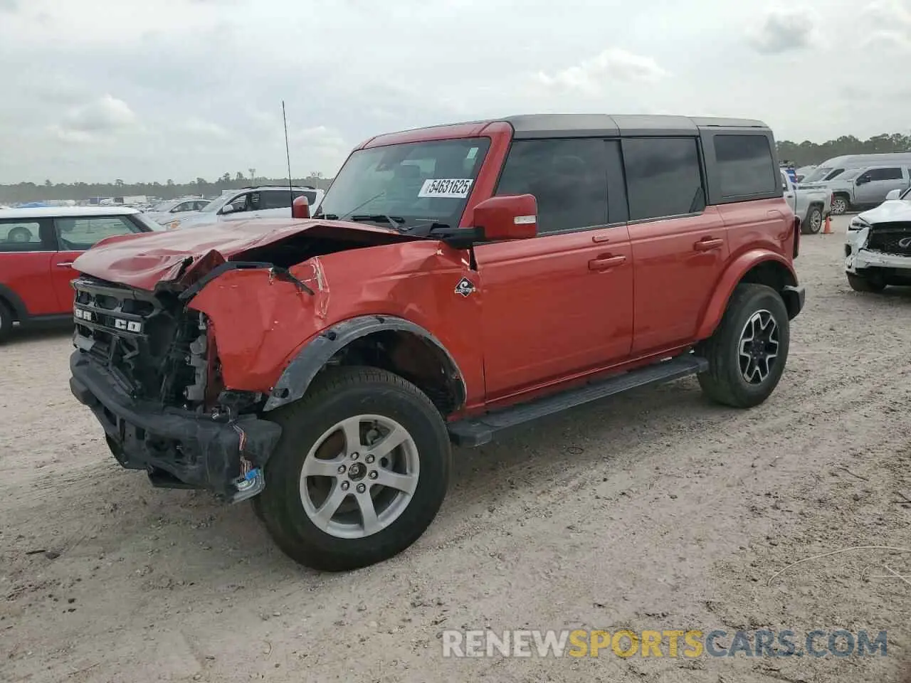 1 fotografías del automóvil dañado 1FMDE5BH6PLB57099 FORD BRONCO 2023