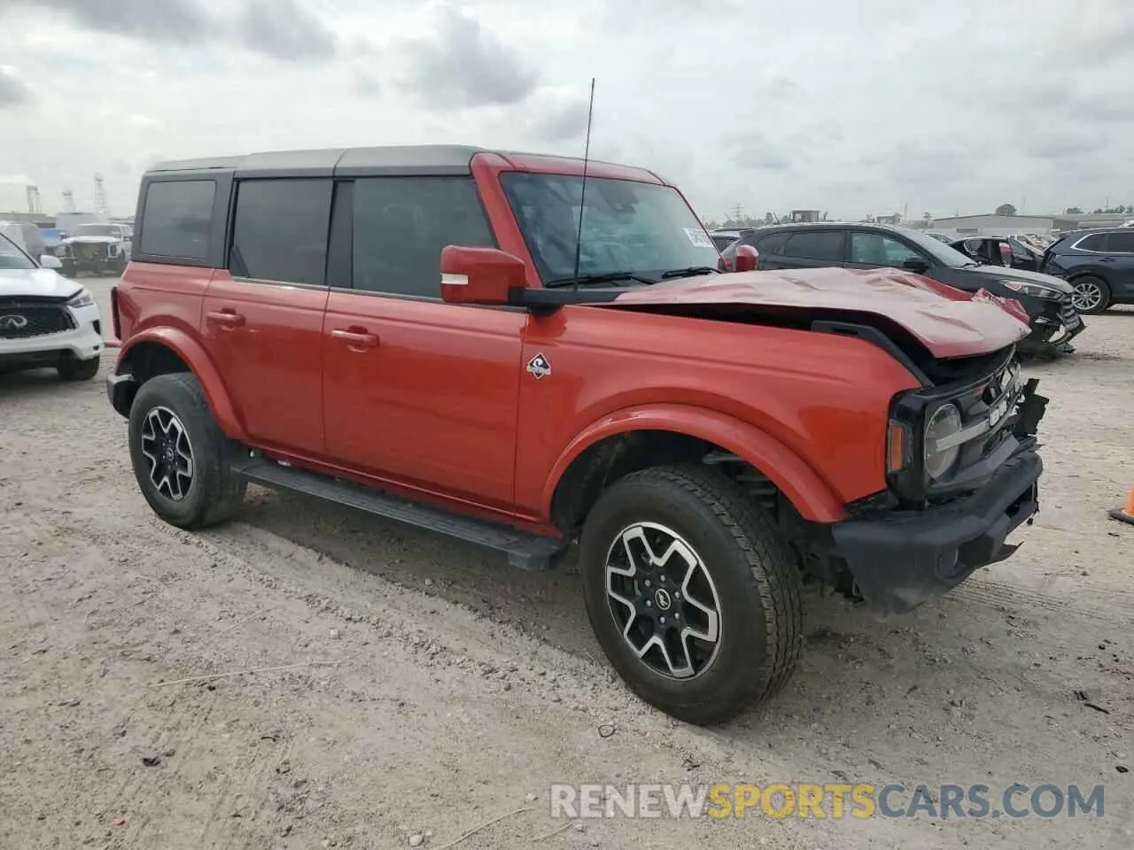 4 fotografías del automóvil dañado 1FMDE5BH6PLB57099 FORD BRONCO 2023
