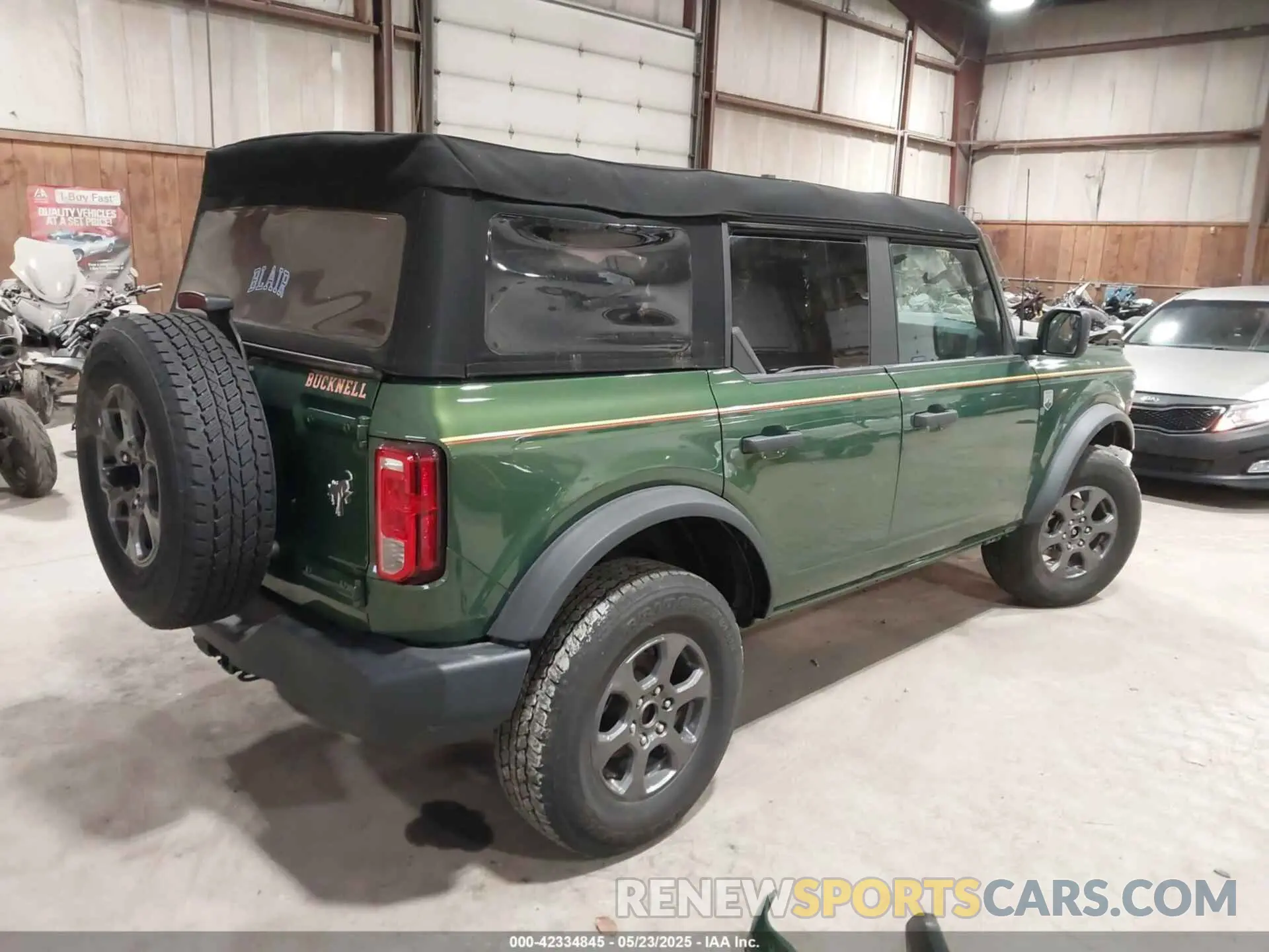 4 fotografías del automóvil dañado 1FMDE5BH8PLB29322 FORD BRONCO 2023