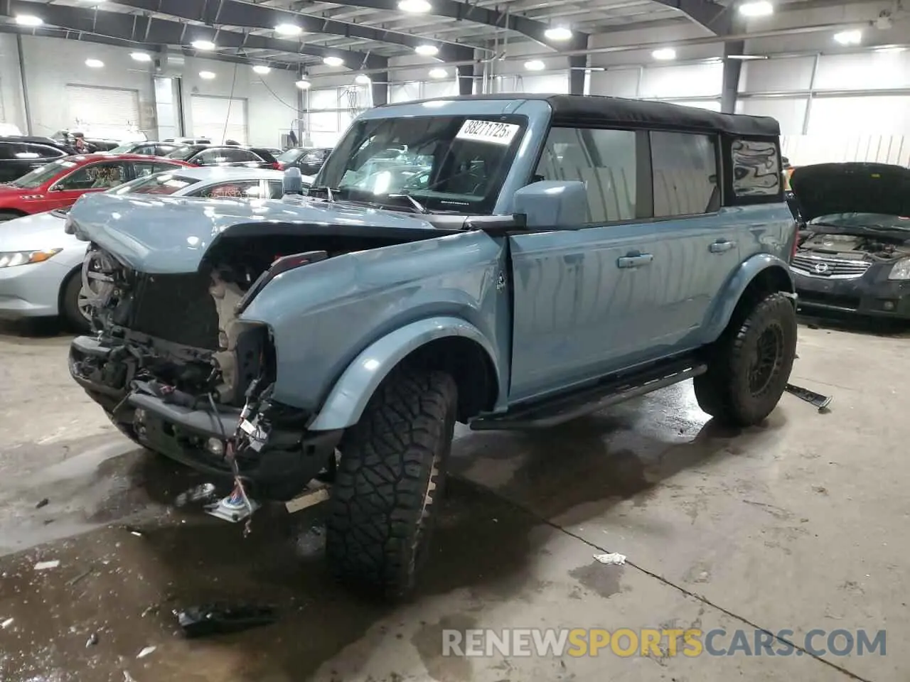 1 fotografías del automóvil dañado 1FMDE5DH0PLB18716 FORD BRONCO 2023