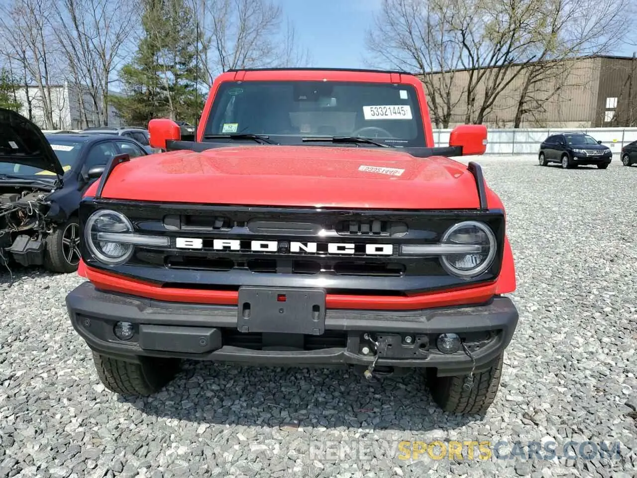 5 fotografías del automóvil dañado 1FMDE5DH0PLB63705 FORD BRONCO 2023