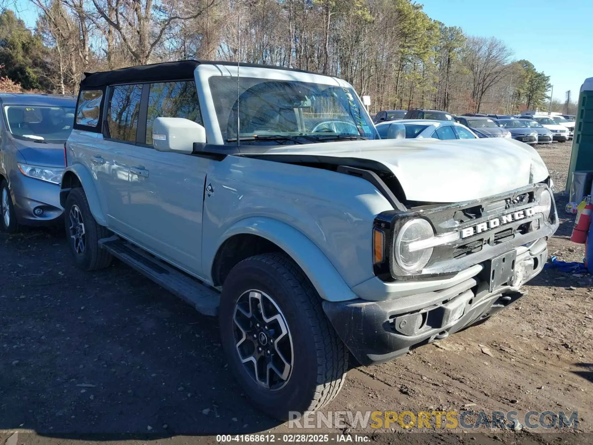 1 fotografías del automóvil dañado 1FMEE5BP0PLB92975 FORD BRONCO 2023