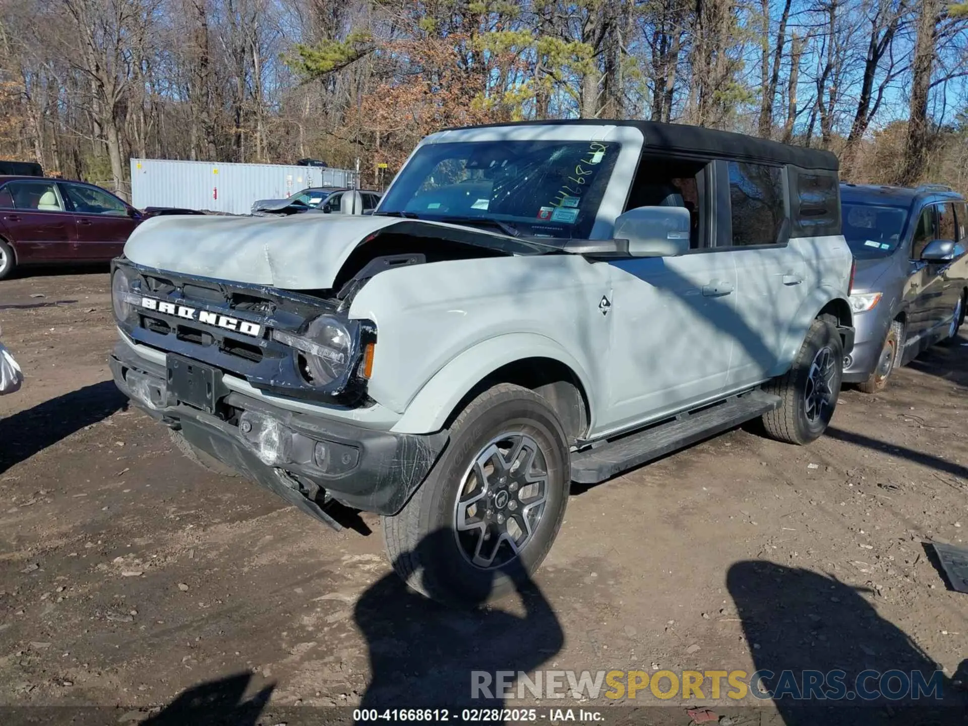 2 fotografías del automóvil dañado 1FMEE5BP0PLB92975 FORD BRONCO 2023