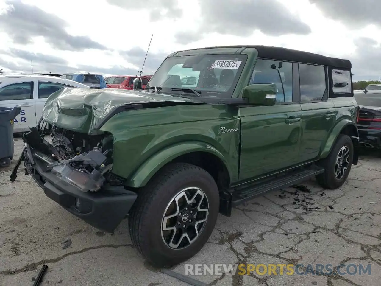 1 fotografías del automóvil dañado 1FMEE5BP1PLB18612 FORD BRONCO 2023