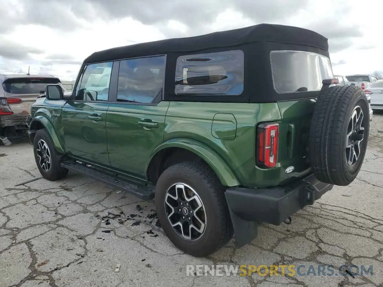 2 fotografías del automóvil dañado 1FMEE5BP1PLB18612 FORD BRONCO 2023