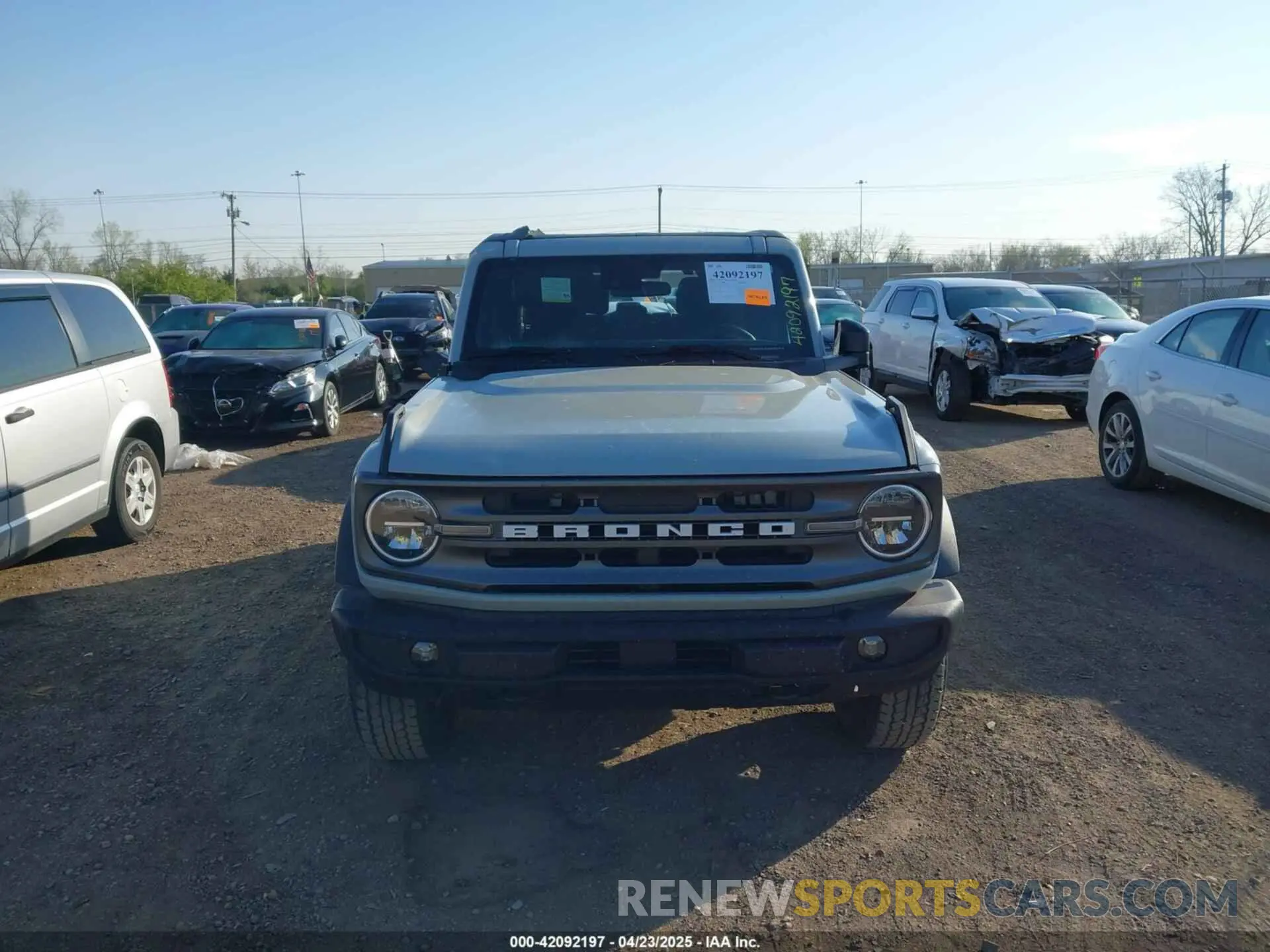 12 fotografías del automóvil dañado 1FMEE5BP3PLB54172 FORD BRONCO 2023
