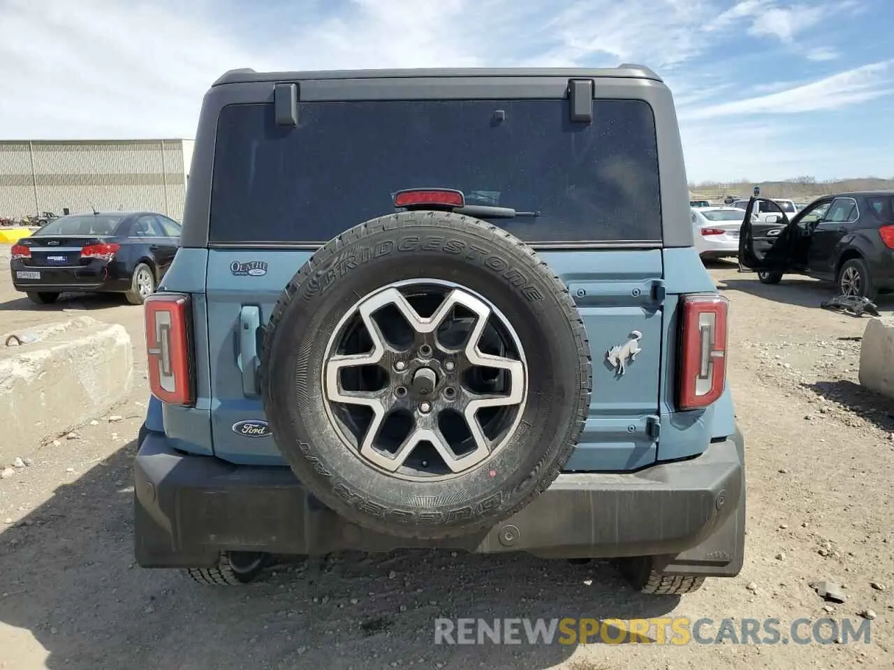6 fotografías del automóvil dañado 1FMEE5BP6PLA96896 FORD BRONCO 2023