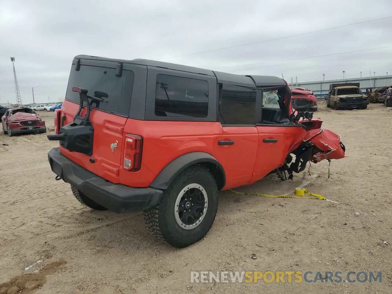 3 fotografías del automóvil dañado 1FMEE5DH5PLB84151 FORD BRONCO 2023