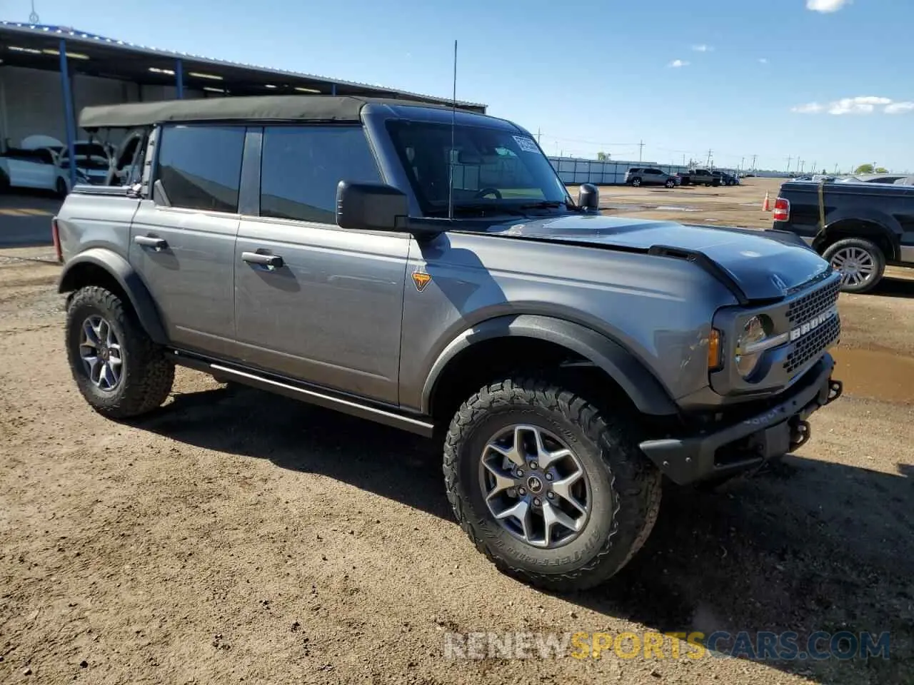 4 fotografías del automóvil dañado 1FMEE5DP0PLC10002 FORD BRONCO 2023