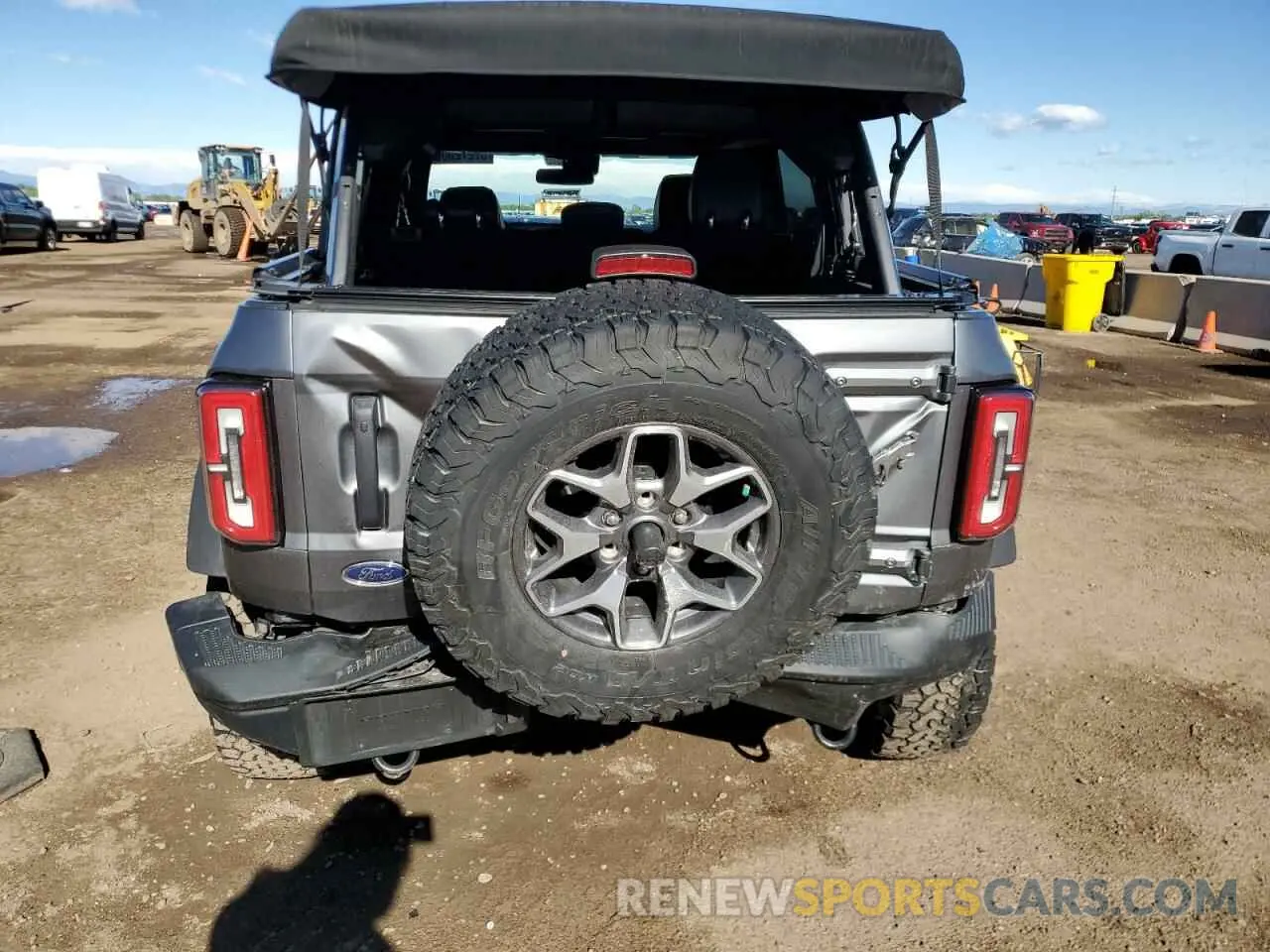 6 fotografías del automóvil dañado 1FMEE5DP0PLC10002 FORD BRONCO 2023