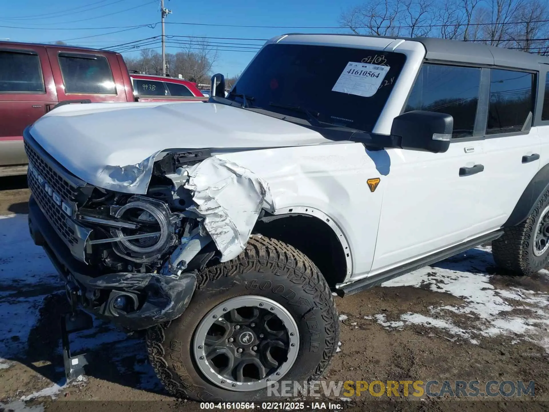 6 fotografías del automóvil dañado 1FMEE5DP1PLC08565 FORD BRONCO 2023