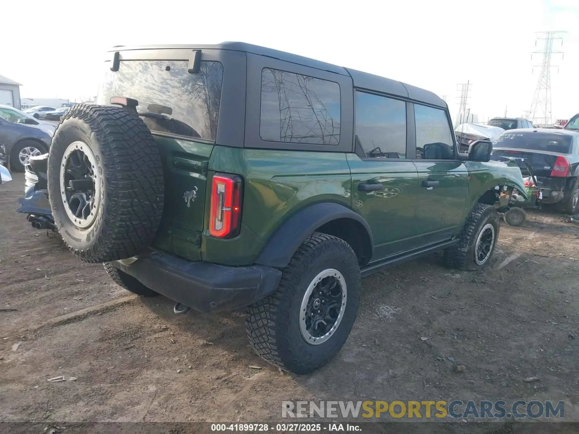 4 fotografías del automóvil dañado 1FMEE5DP2PLA95399 FORD BRONCO 2023