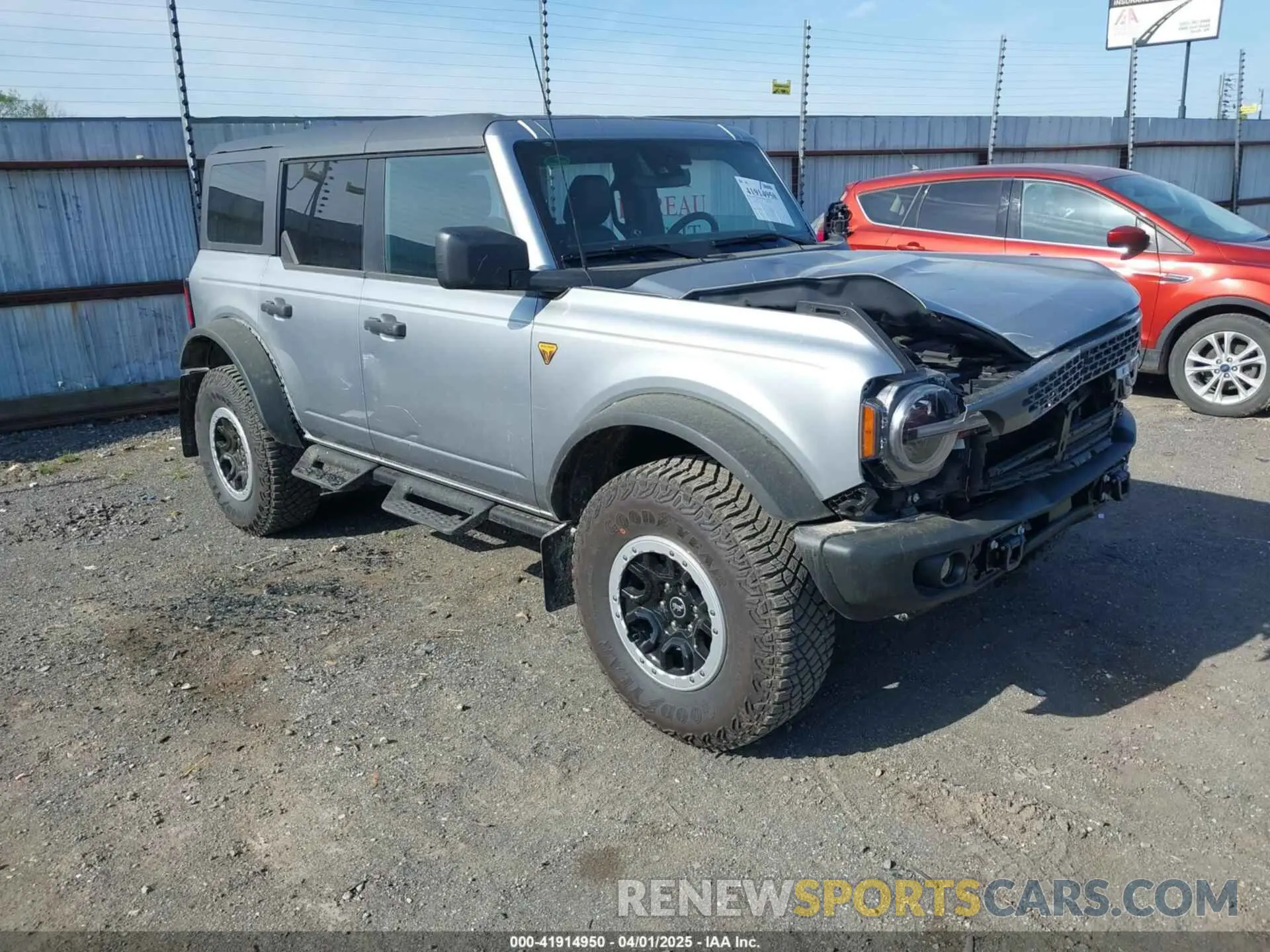 1 fotografías del automóvil dañado 1FMEE5DP2PLB52734 FORD BRONCO 2023