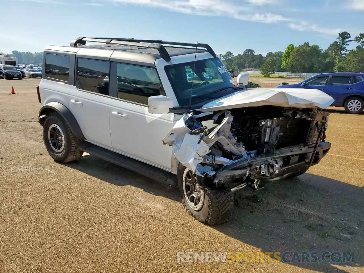 4 fotografías del automóvil dañado 1FMEE5DP4PLA96702 FORD BRONCO 2023