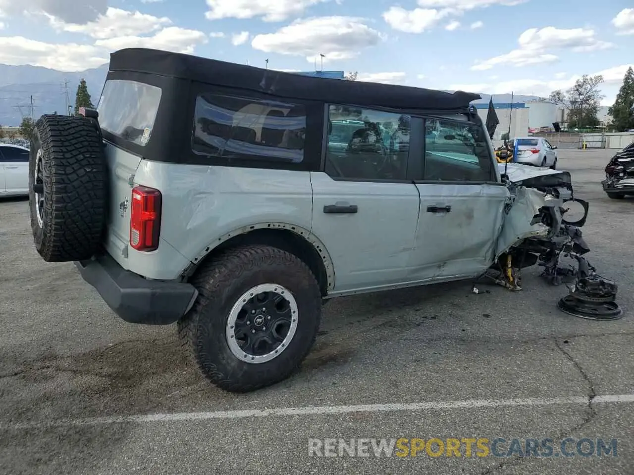 3 fotografías del automóvil dañado 1FMEE5DP6PLB28310 FORD BRONCO 2023