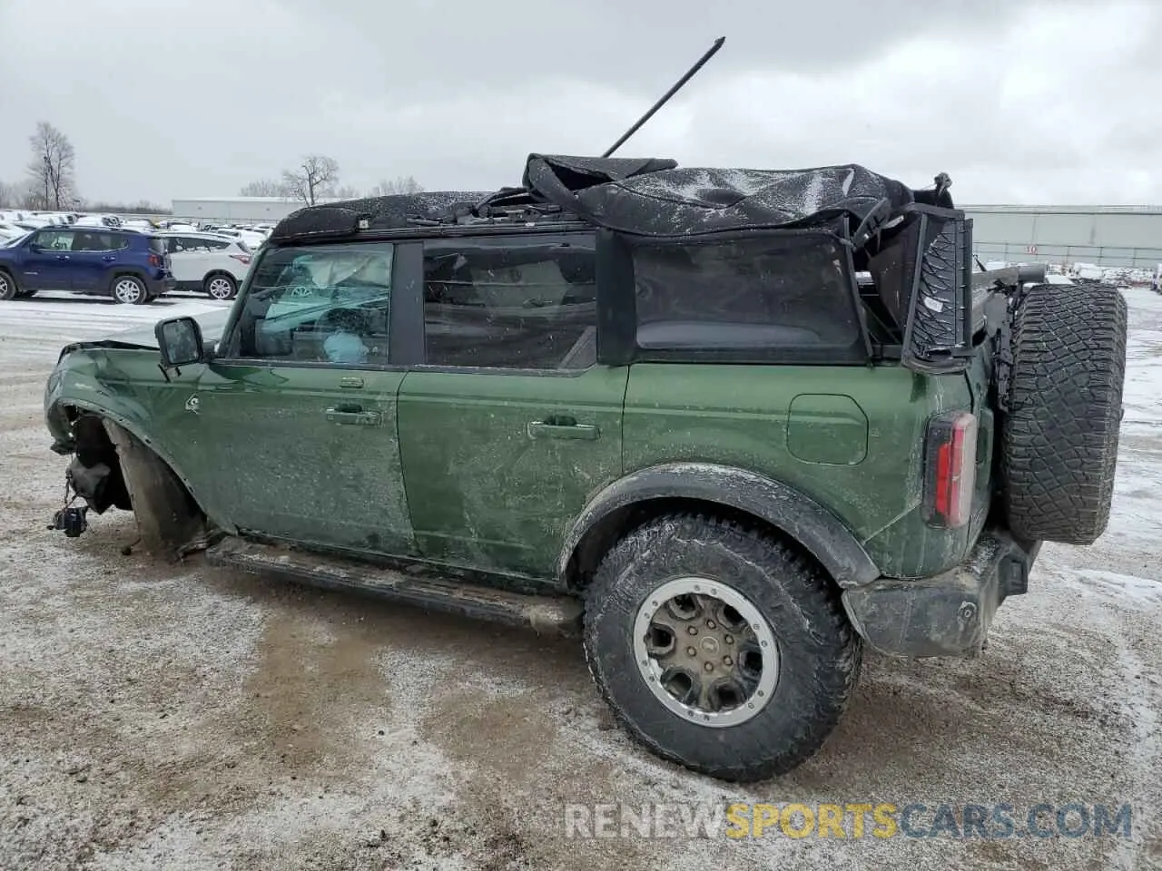 2 fotografías del automóvil dañado 1FMEE5DP7PLB60568 FORD BRONCO 2023