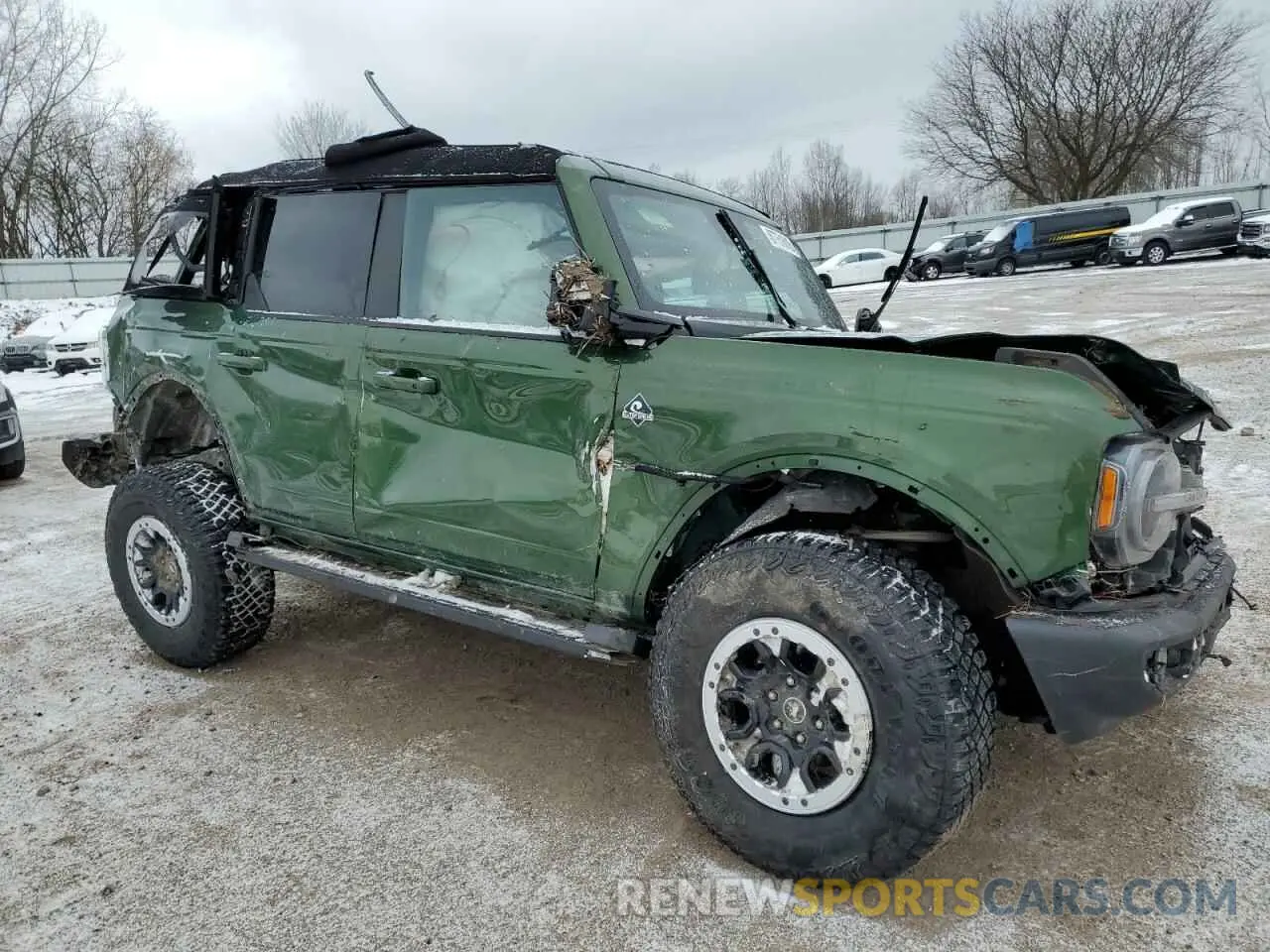 4 fotografías del automóvil dañado 1FMEE5DP7PLB60568 FORD BRONCO 2023