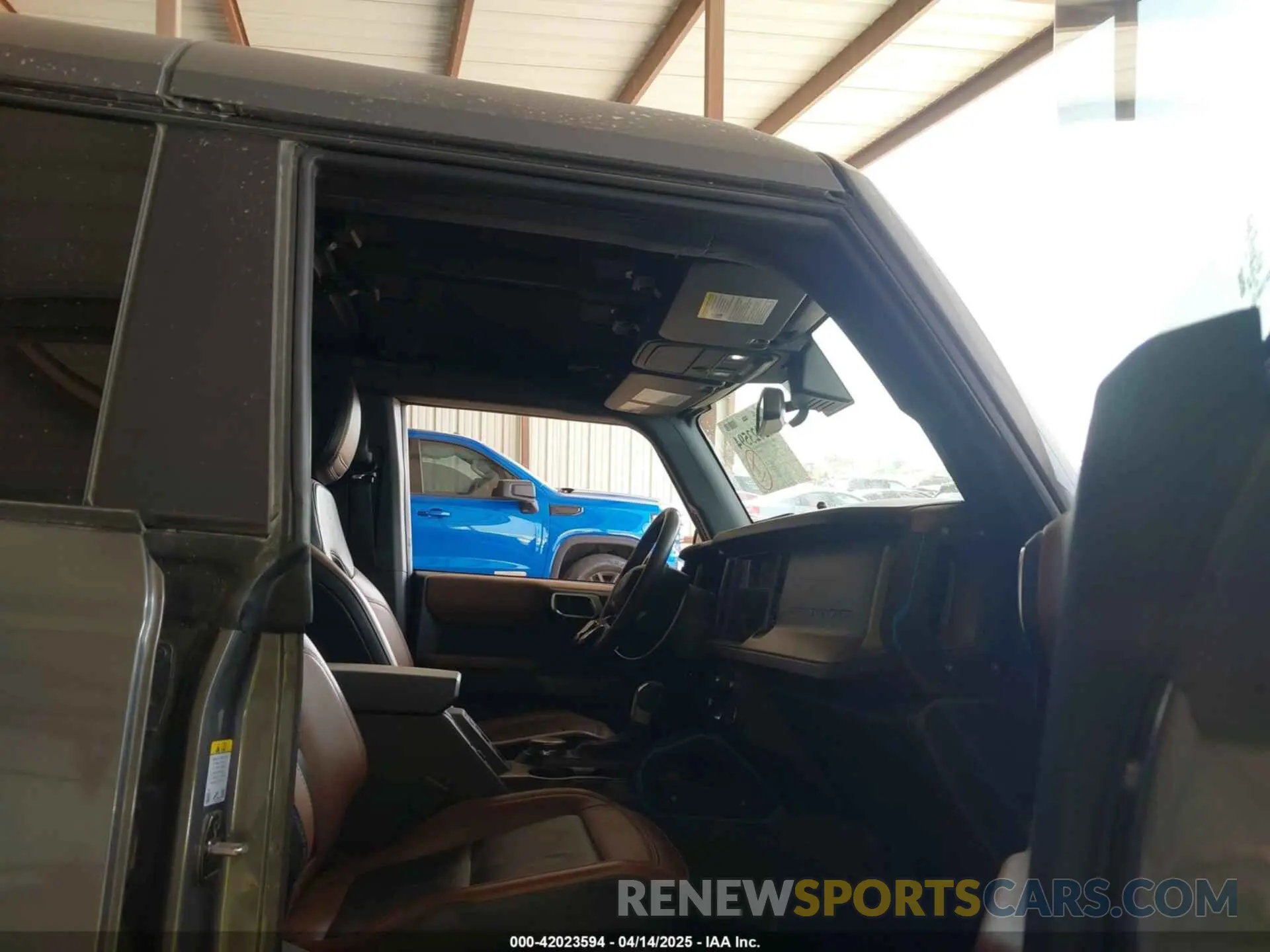 5 fotografías del automóvil dañado 1FMEE5DP8PLA91454 FORD BRONCO 2023