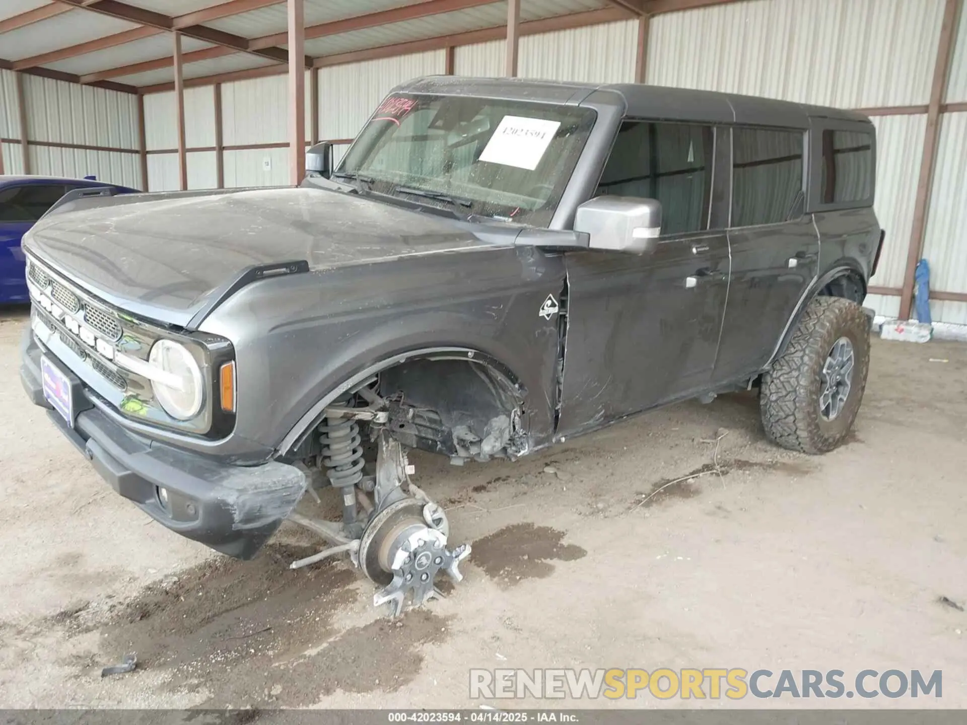 6 fotografías del automóvil dañado 1FMEE5DP8PLA91454 FORD BRONCO 2023