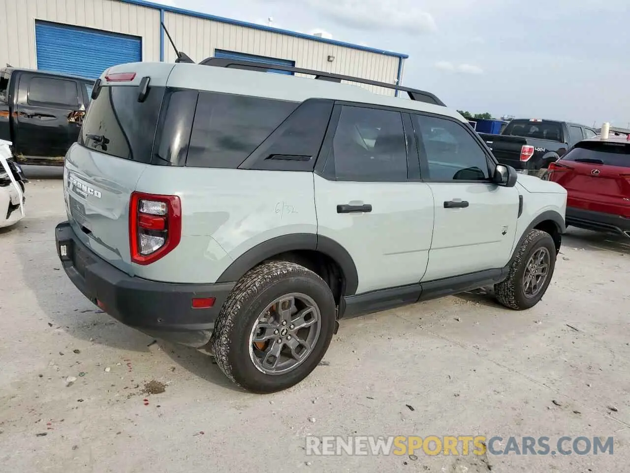 3 fotografías del automóvil dañado 3FMCR9B61PRE12152 FORD BRONCO 2023