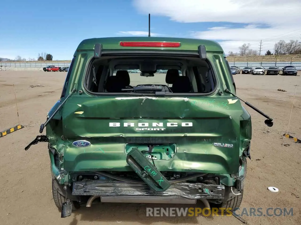 6 fotografías del automóvil dañado 3FMCR9B64PRD40525 FORD BRONCO 2023