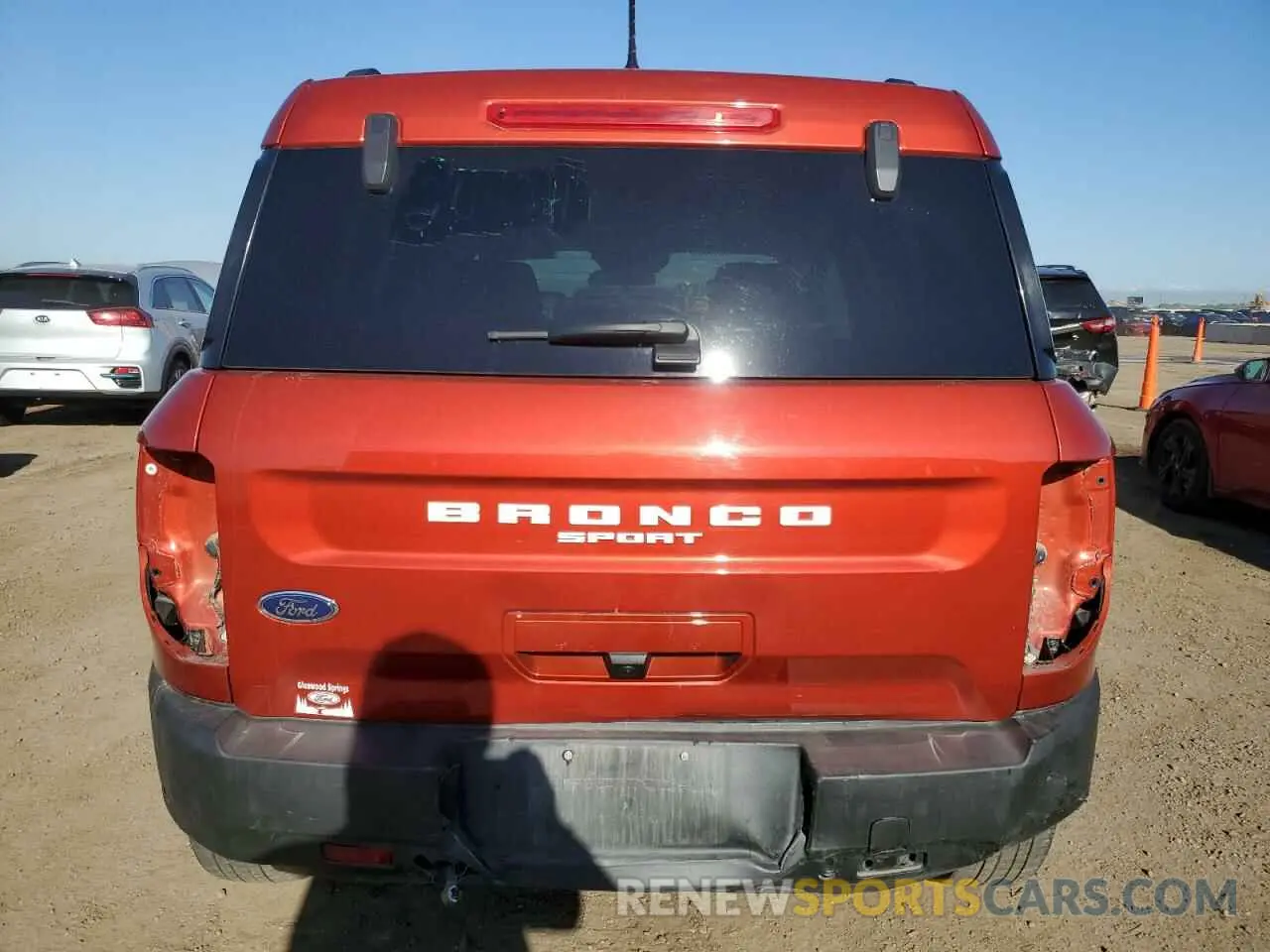 6 fotografías del automóvil dañado 3FMCR9B65PRD50187 FORD BRONCO 2023