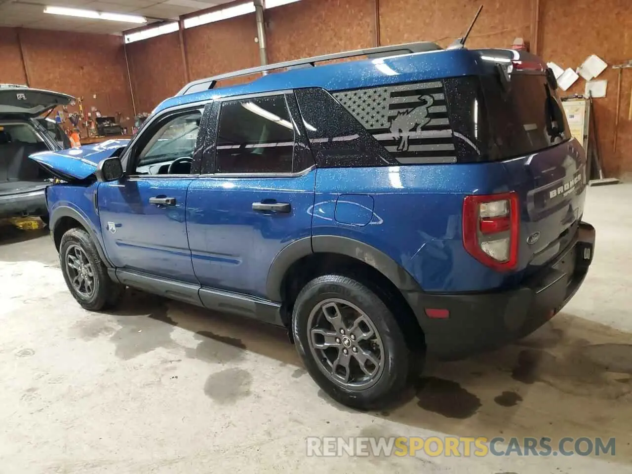 2 fotografías del automóvil dañado 3FMCR9B65PRD80760 FORD BRONCO 2023