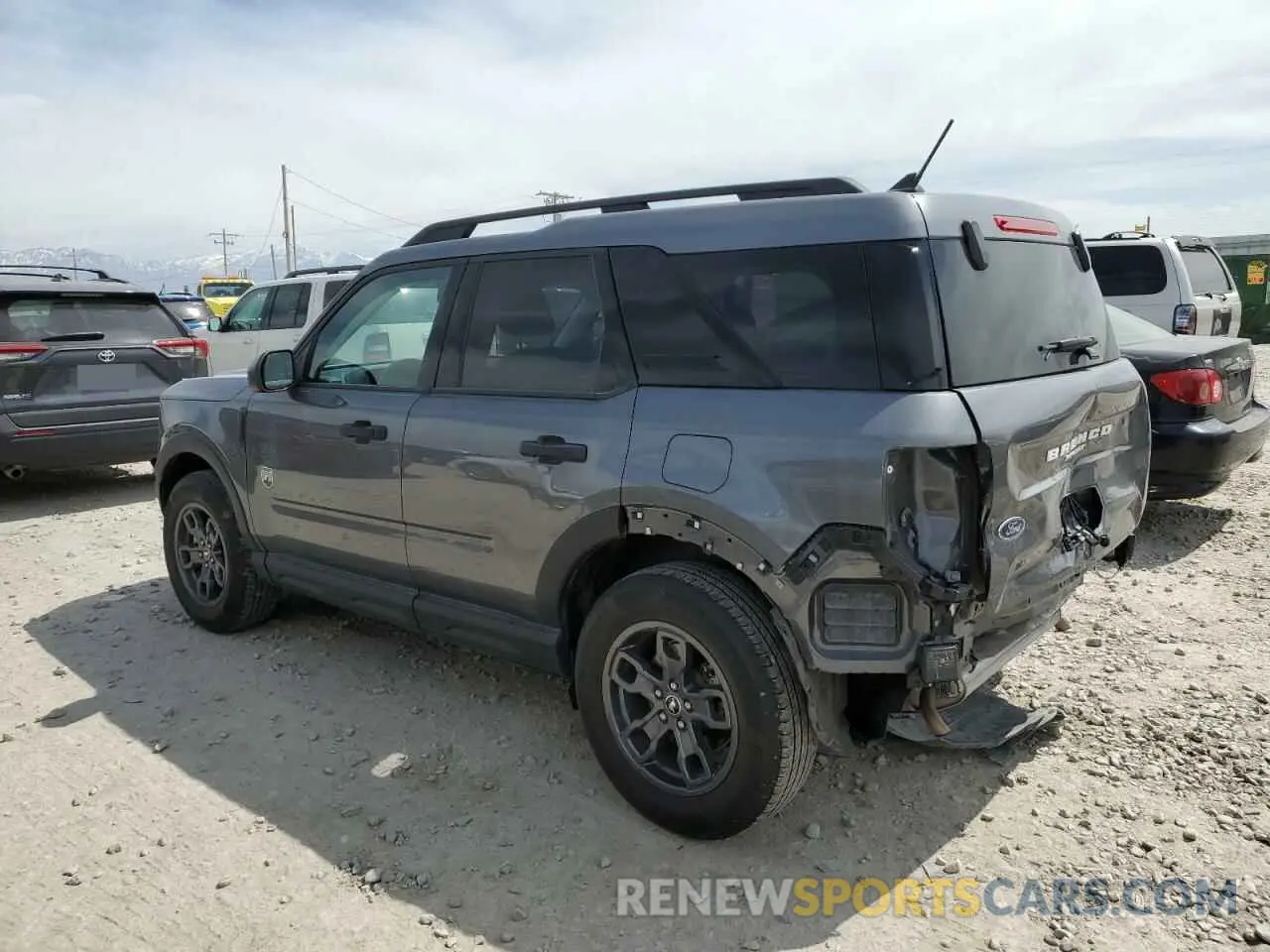 2 fotografías del automóvil dañado 3FMCR9B66PRD73042 FORD BRONCO 2023