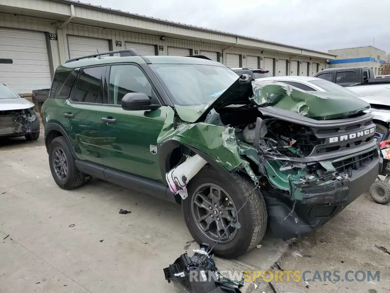 4 fotografías del automóvil dañado 3FMCR9B68PRE12391 FORD BRONCO 2023