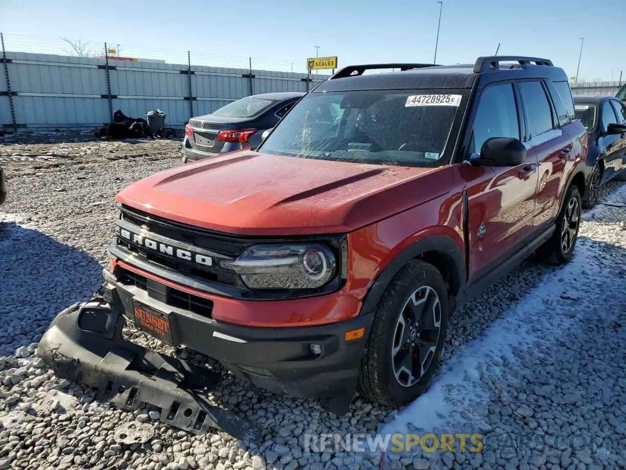 1 fotografías del automóvil dañado 3FMCR9C6XPRE35525 FORD BRONCO 2023