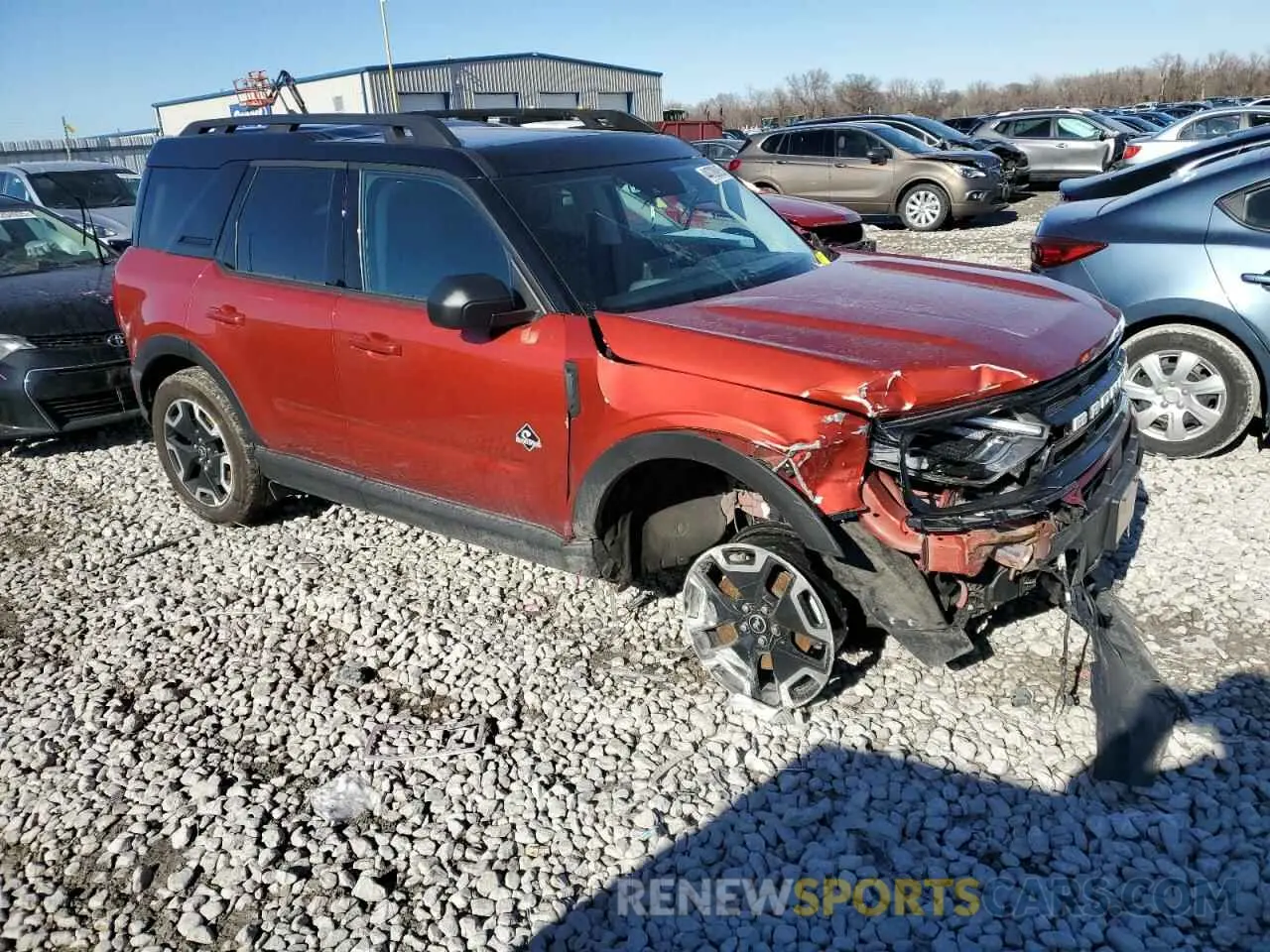 4 fotografías del automóvil dañado 3FMCR9C6XPRE35525 FORD BRONCO 2023