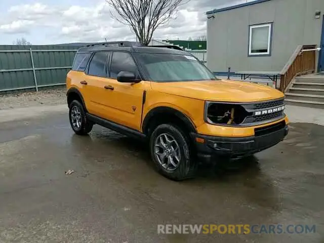 15 fotografías del automóvil dañado 3FMCR9D92PRD05814 FORD BRONCO 2023