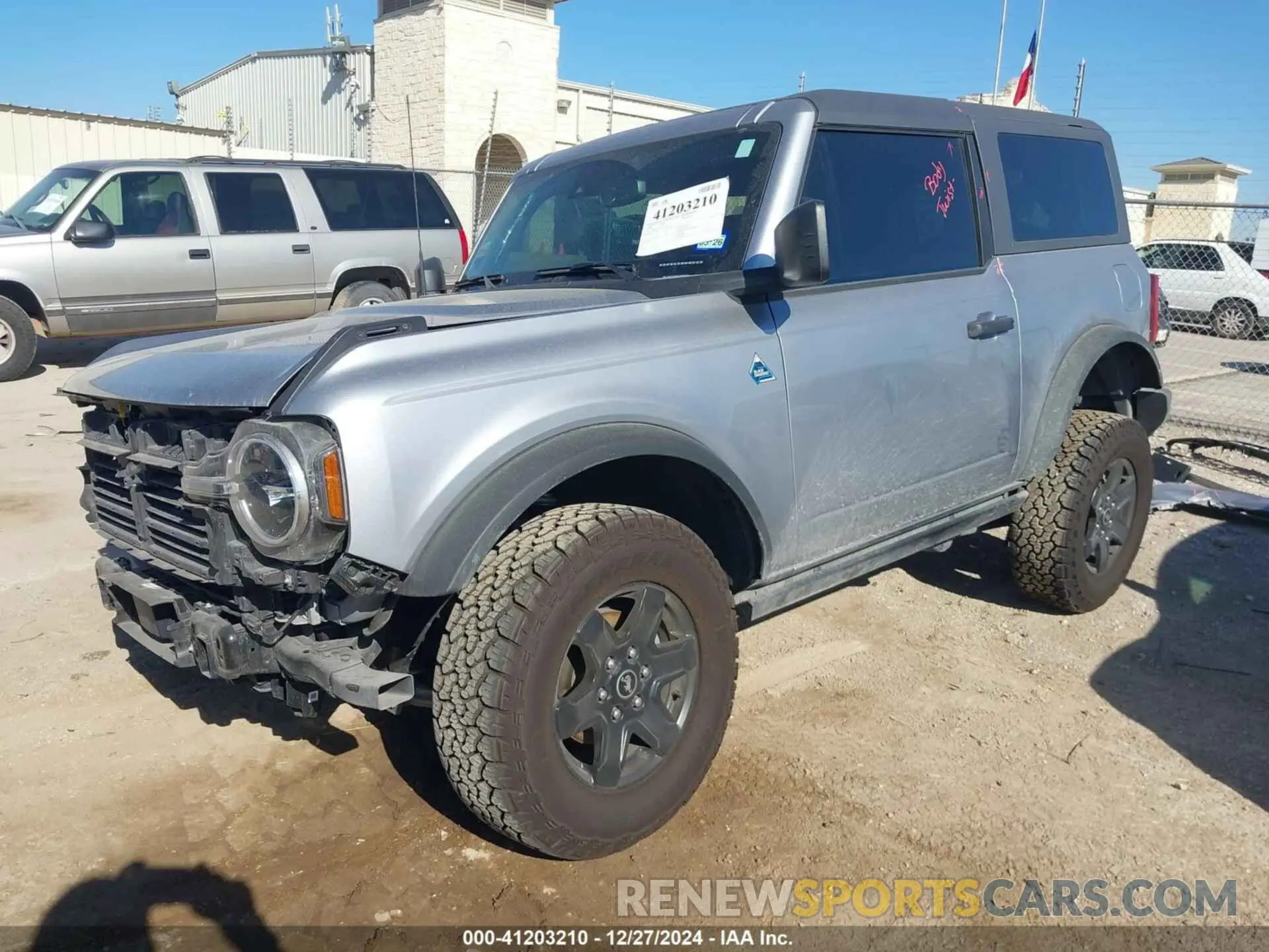 2 fotografías del automóvil dañado 1FMDE1AH6RLA22976 FORD BRONCO 2024