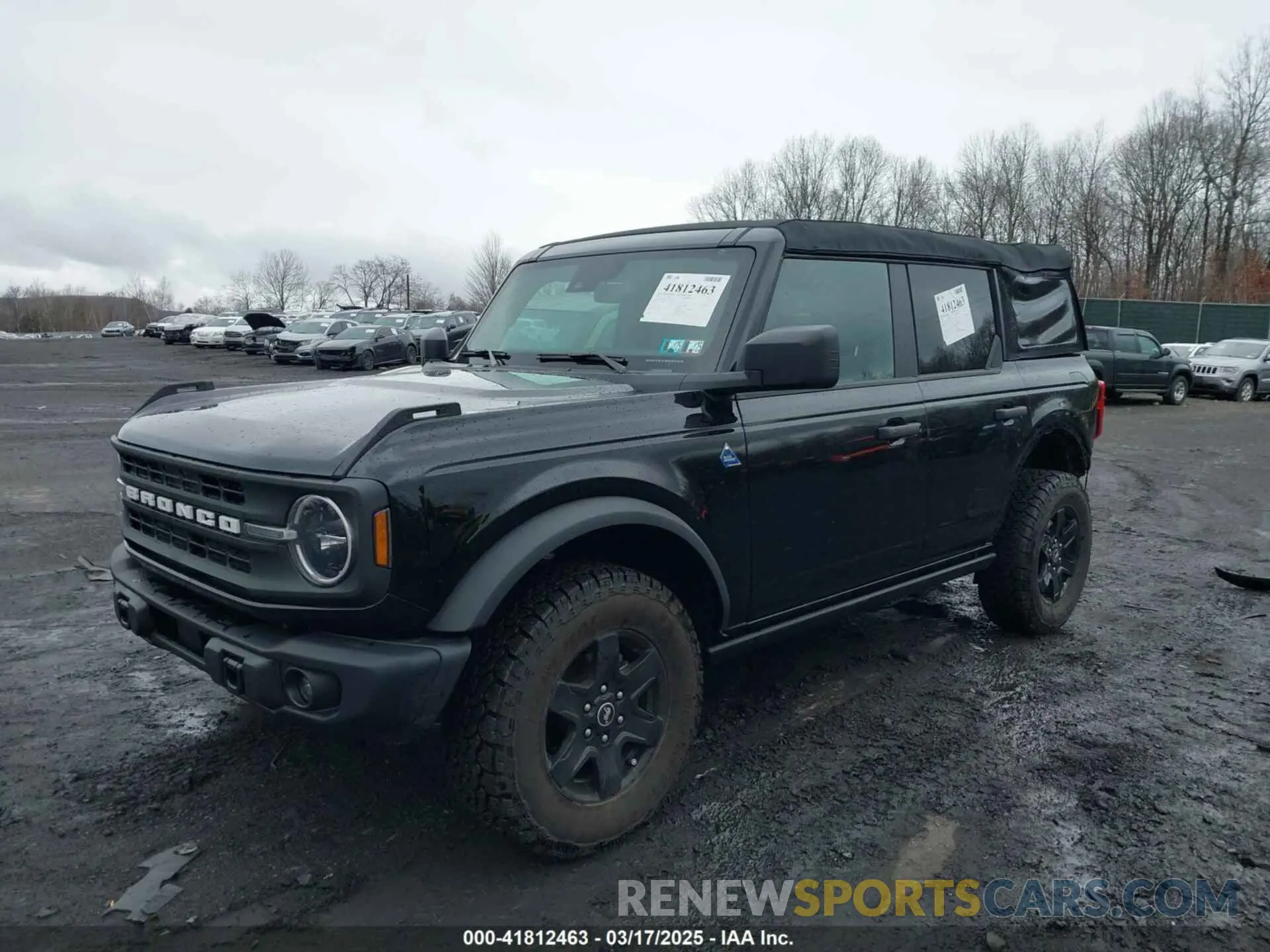 2 fotografías del automóvil dañado 1FMDE1BH8RLA61017 FORD BRONCO 2024