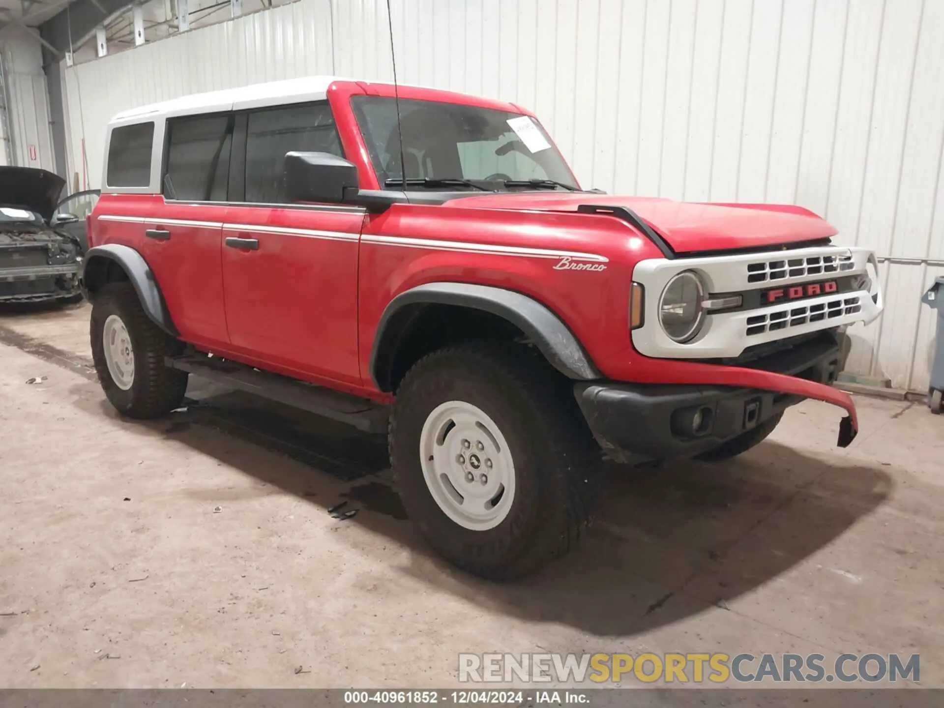 1 fotografías del automóvil dañado 1FMDE4DH4RLA02366 FORD BRONCO 2024