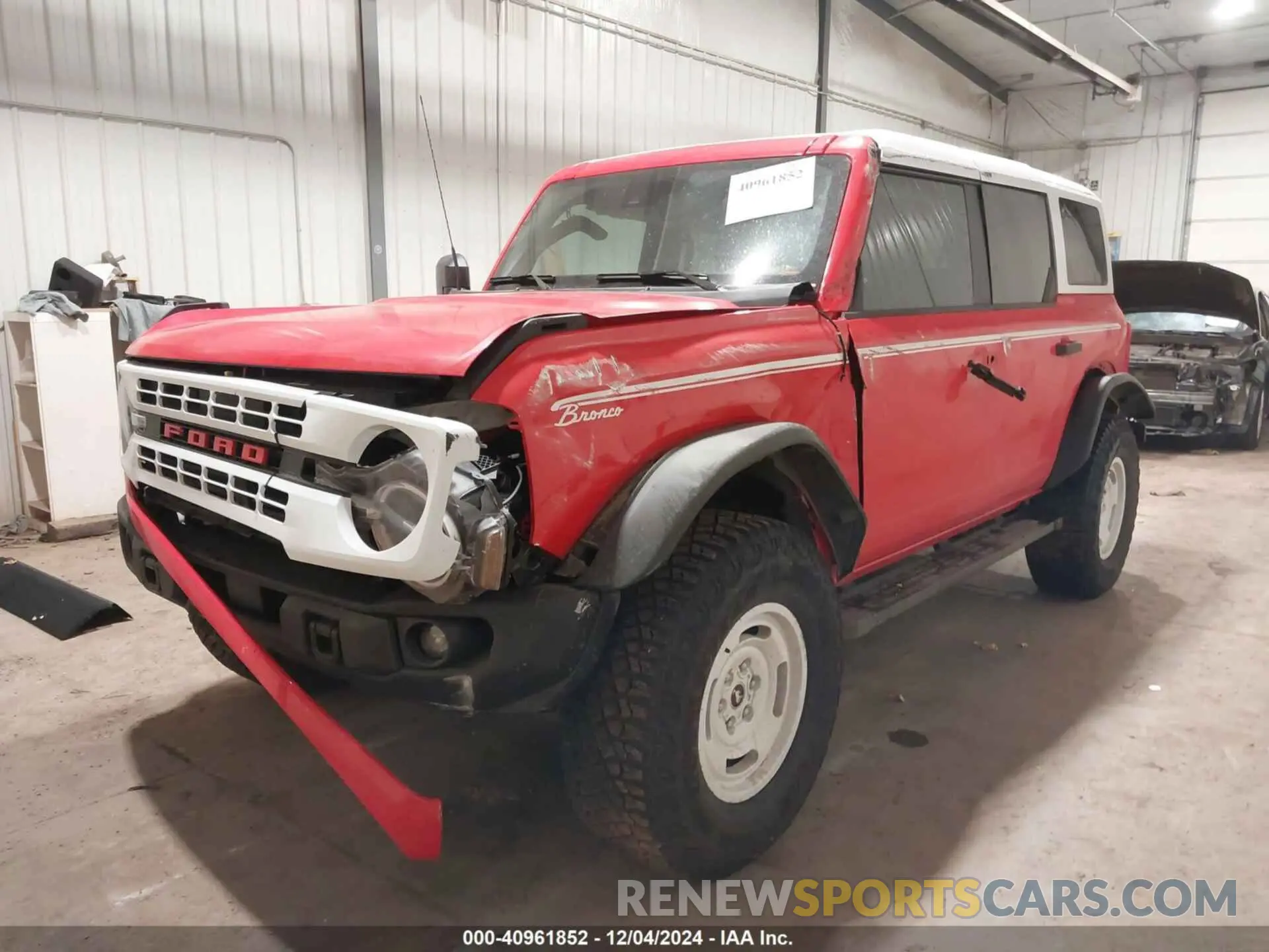6 fotografías del automóvil dañado 1FMDE4DH4RLA02366 FORD BRONCO 2024