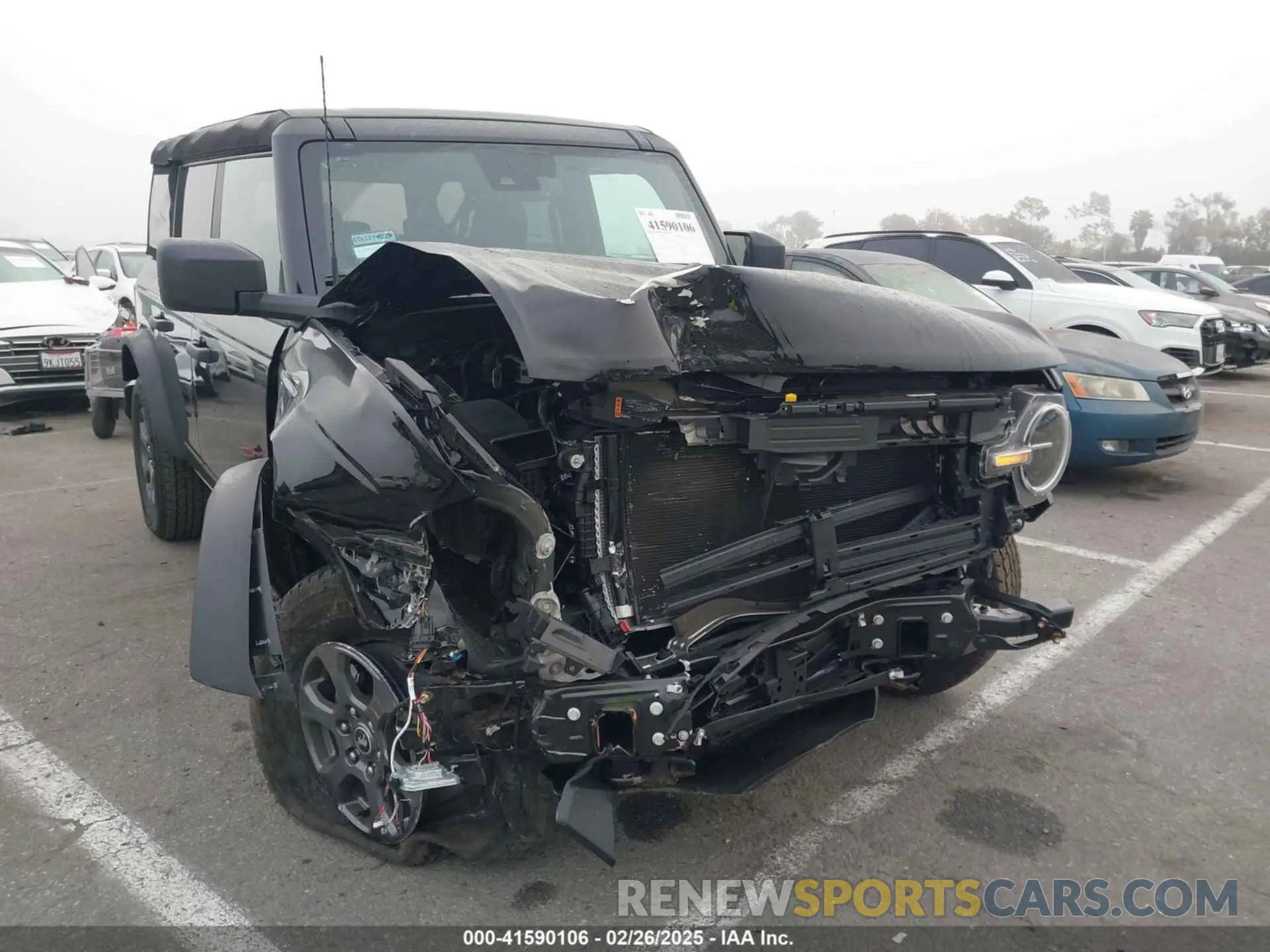 6 fotografías del automóvil dañado 1FMDE7BH2RLB44476 FORD BRONCO 2024