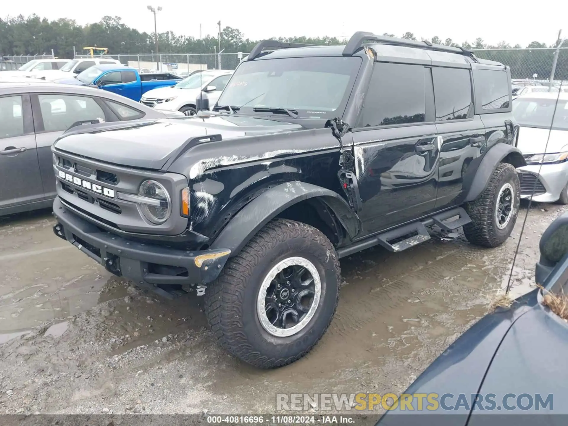 2 fotografías del automóvil dañado 1FMDE7BH6RLA03734 FORD BRONCO 2024