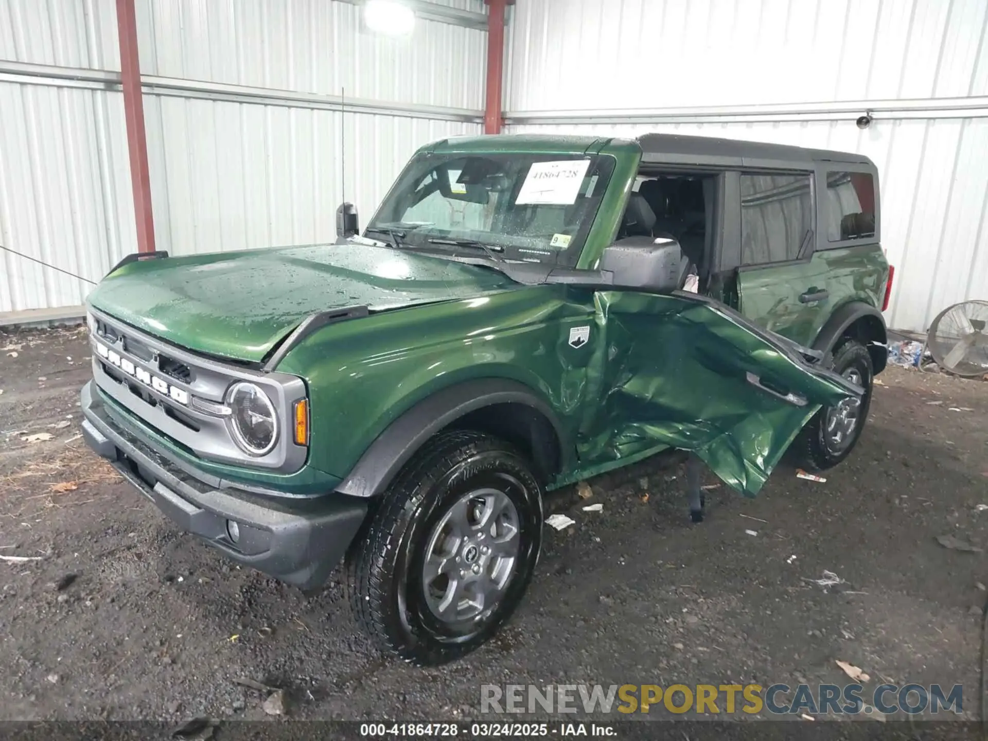 2 fotografías del automóvil dañado 1FMDE7BH6RLA88901 FORD BRONCO 2024