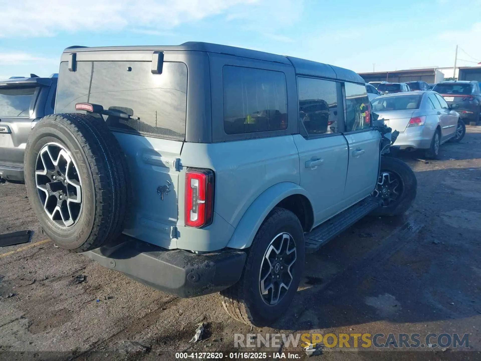 4 fotografías del automóvil dañado 1FMDE8BHXRLA81343 FORD BRONCO 2024