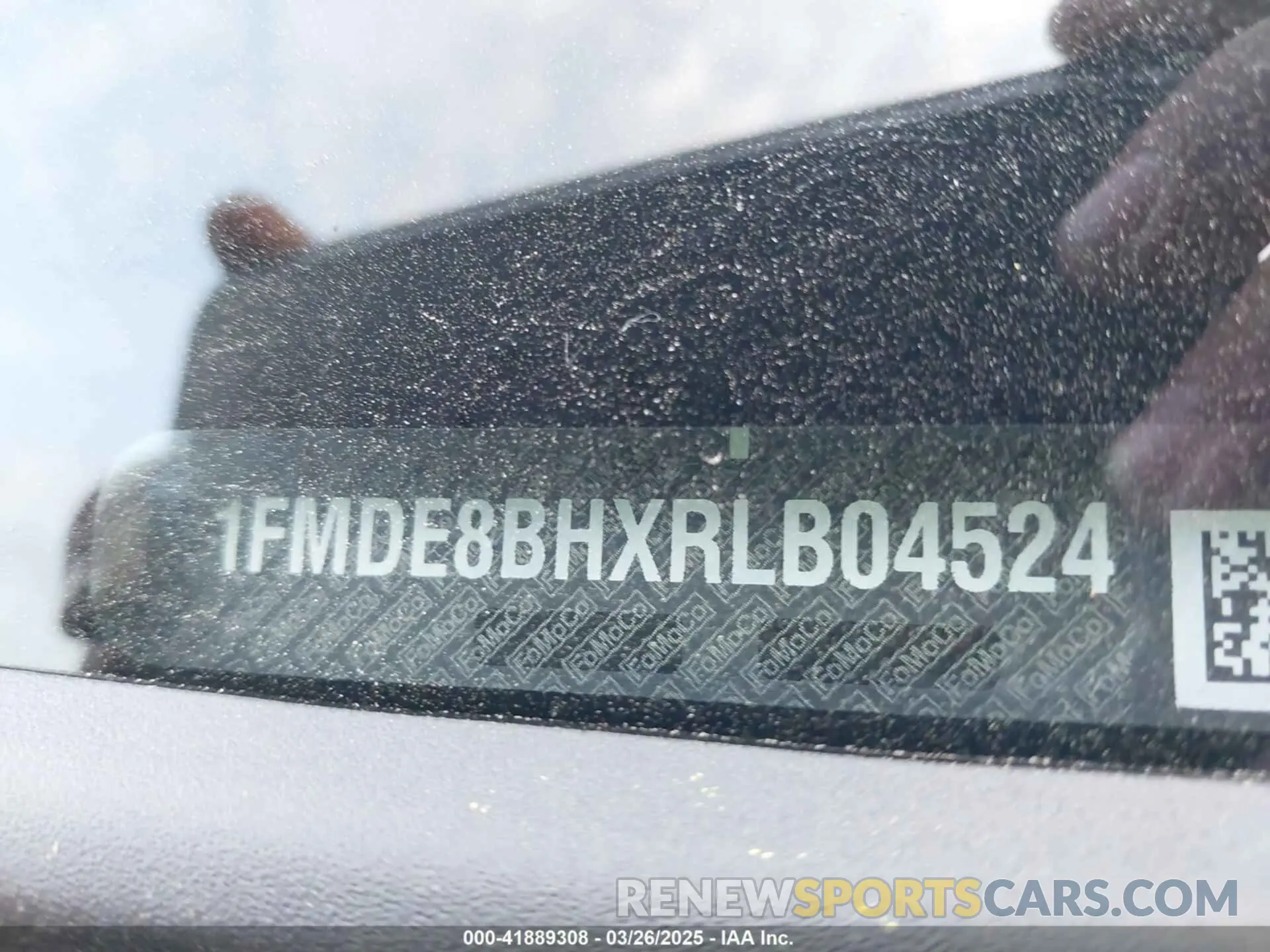 17 fotografías del automóvil dañado 1FMDE8BHXRLB04524 FORD BRONCO 2024