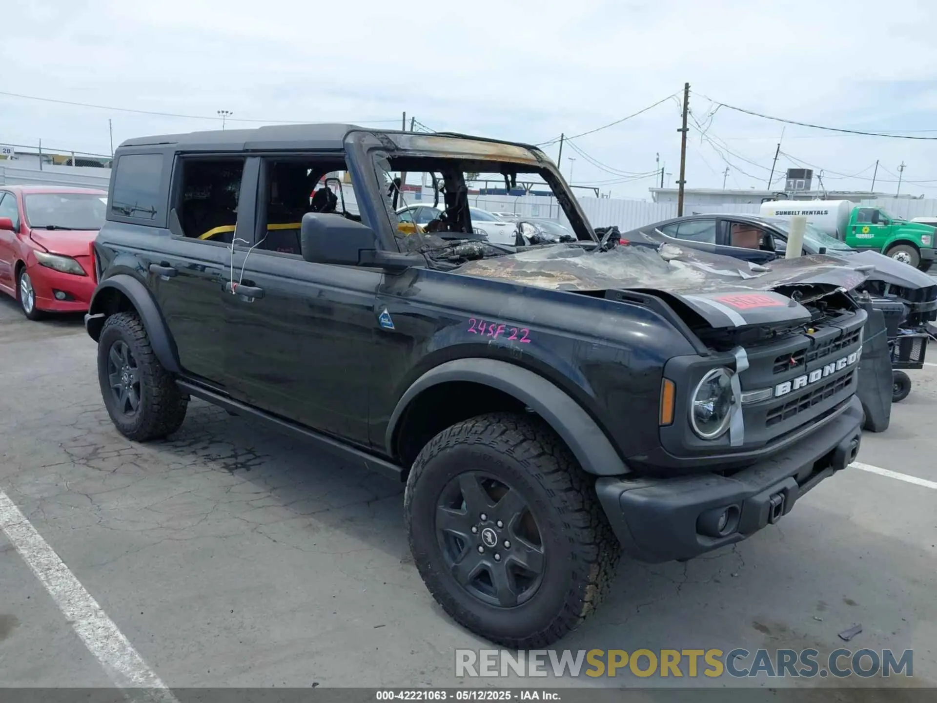 1 fotografías del automóvil dañado 1FMEE1BP2RLA24850 FORD BRONCO 2024