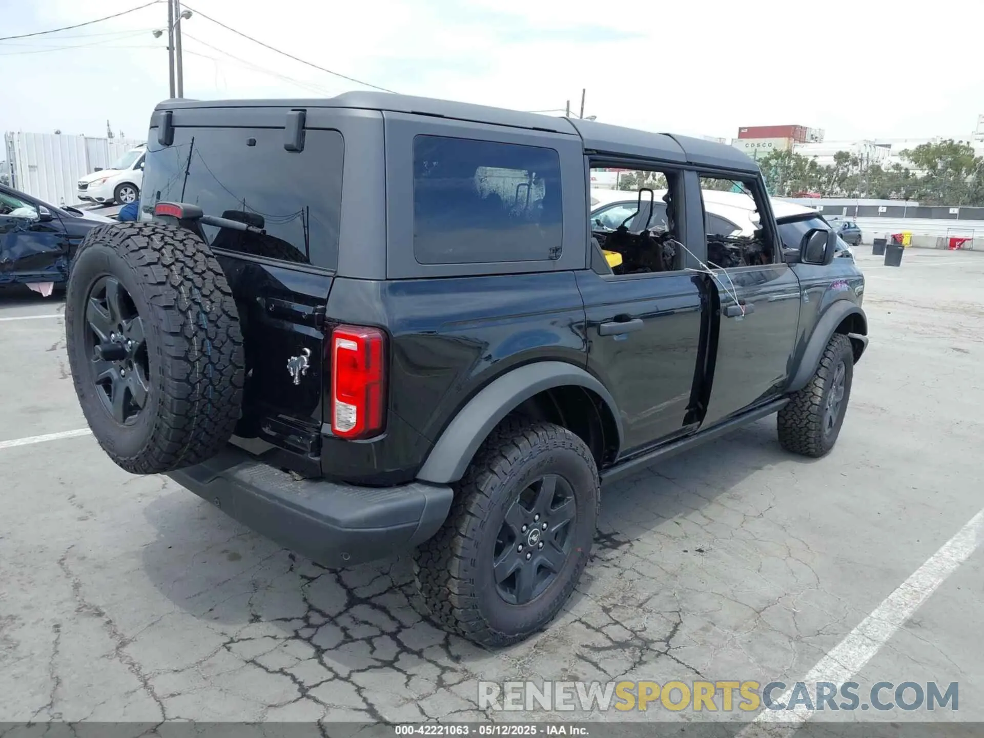 4 fotografías del automóvil dañado 1FMEE1BP2RLA24850 FORD BRONCO 2024