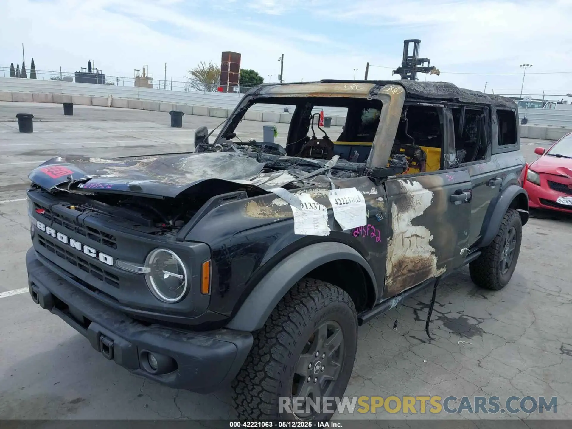 6 fotografías del automóvil dañado 1FMEE1BP2RLA24850 FORD BRONCO 2024