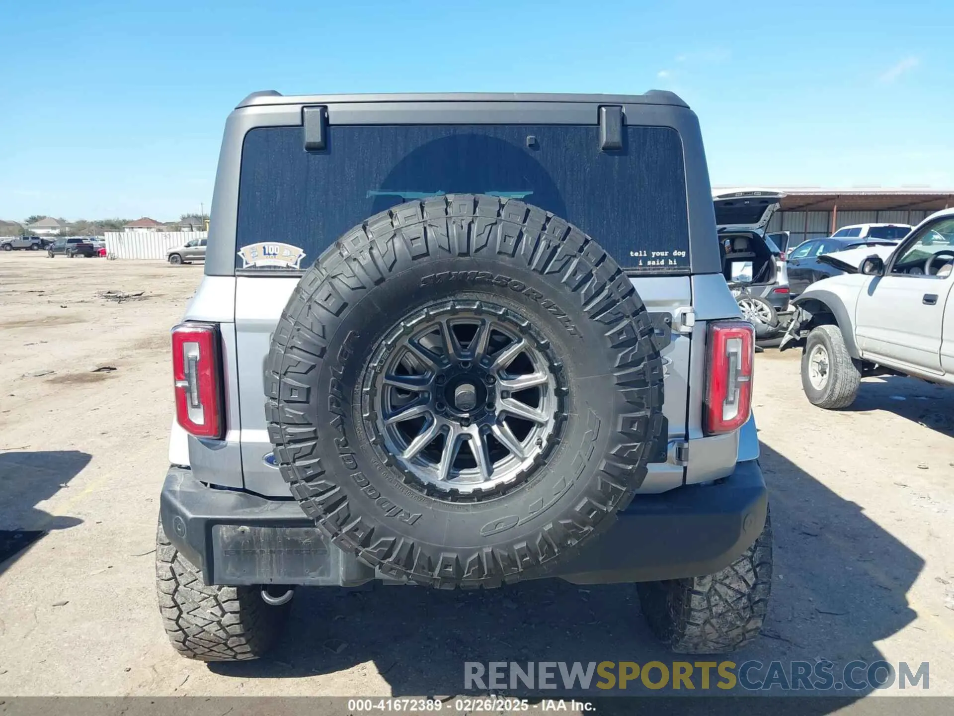 16 fotografías del automóvil dañado 1FMEE8BP9RLA09450 FORD BRONCO 2024