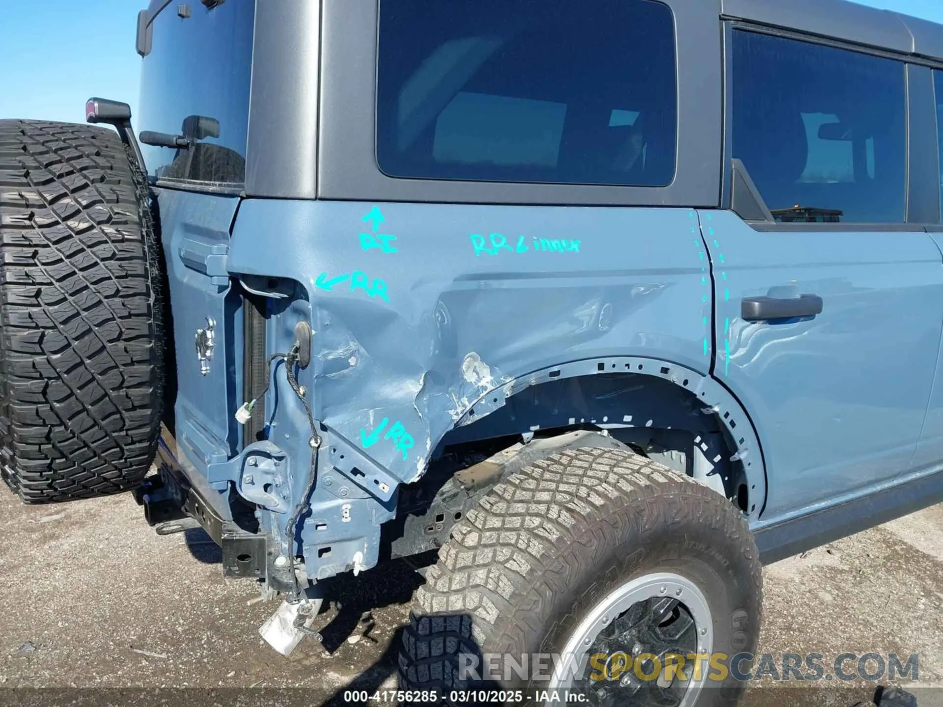 19 fotografías del automóvil dañado 1FMEE9BP2RLA26774 FORD BRONCO 2024